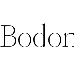 Bodoni Ferrara Display