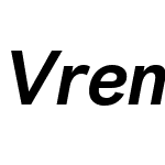 Vremena Grotesk Medium Italic