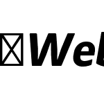Webnar-BoldItalic