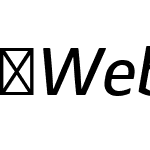 Webnar-MediumItalic