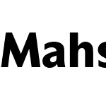 Mahsuri Sans MT Pro