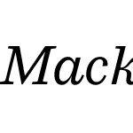 Macklin Variable