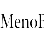 Meno Banner Condensed