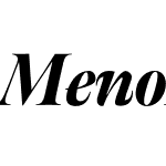 Meno Banner Condensed