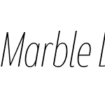 Marble Display Condensed