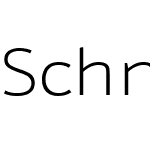 Schnebel Sans ME Expand