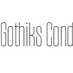 Gothiks Condensed