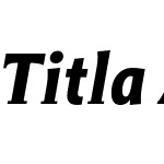 Titla Alt Cond Bold Italic