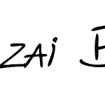 zai Bazgroly Italic