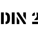 DIN 2014 Stencil