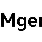 Mgen+ 1p bold