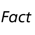 Fact Italic