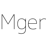 Mgen+ 1c thin