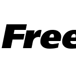 FreeSet Extra Bold Italic