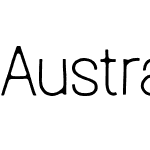 Austral Sans Thin Blur