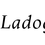 Ladoga Display Italic