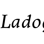 Ladoga Text Italic