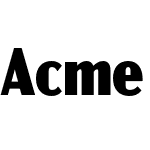 Acme Gothic Condensed