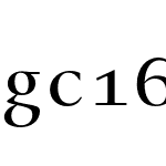 gc16 Semi Bold