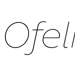 Ofelia Std Ultralight Italic