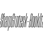 Sharp Grotesk Book Italic 05