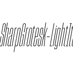 Sharp Grotesk Light Italic 05