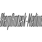 Sharp Grotesk Medium Italic 05