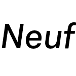 Neufile Grotesk