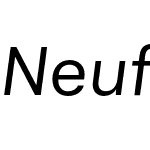 Neufile Grotesk