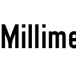 Millimetre Condensed Regular