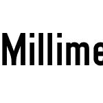 Millimetre Condensed Regular