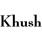 KhushaNuma Regular