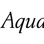 Aquarel Italic