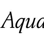 Aquarel Italic