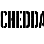 Cheddar Gothic Stencil
