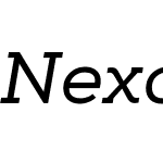 Nexa Slab Regular Italic