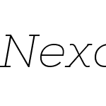 Nexa Slab Thin Italic