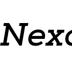 Nexa Slab Bold Oblique