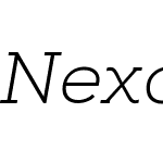 Nexa Slab Light Italic