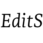 Edit Serif Cyrillic