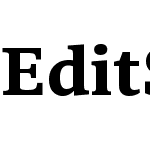 Edit Serif Cyrillic