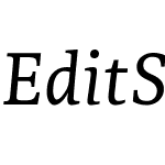 Edit Serif Cyrillic