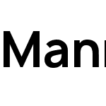 Manrope
