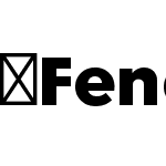 FenomenSans-Bold