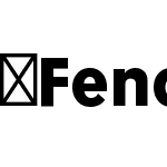 FenomenSans-SCNBold