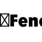 FenomenSans-SCNBlack