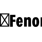 FenomenSans-XCNBold