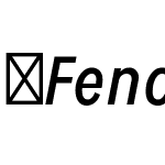 FenomenSans-CNItalic