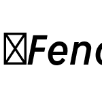 FenomenSans-SCNItalic