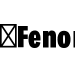 FenomenSans-XCNBlack